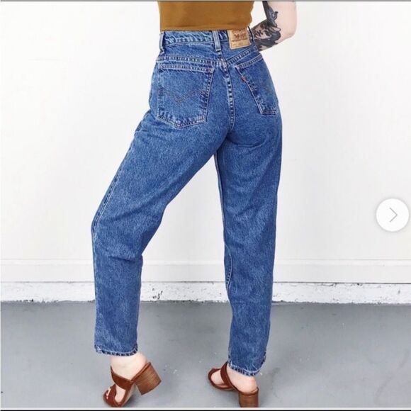 Vintage Levi orange tab 951 relaxed fit, tapered jeans size 8 short - Picture 1 of 11